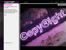 Tablet Screenshot of cantcopyright.co.uk